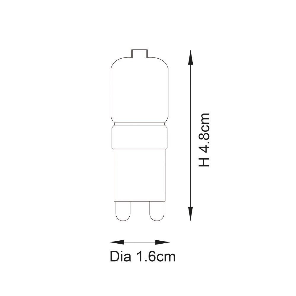 G9 LED Frosted SMD Light