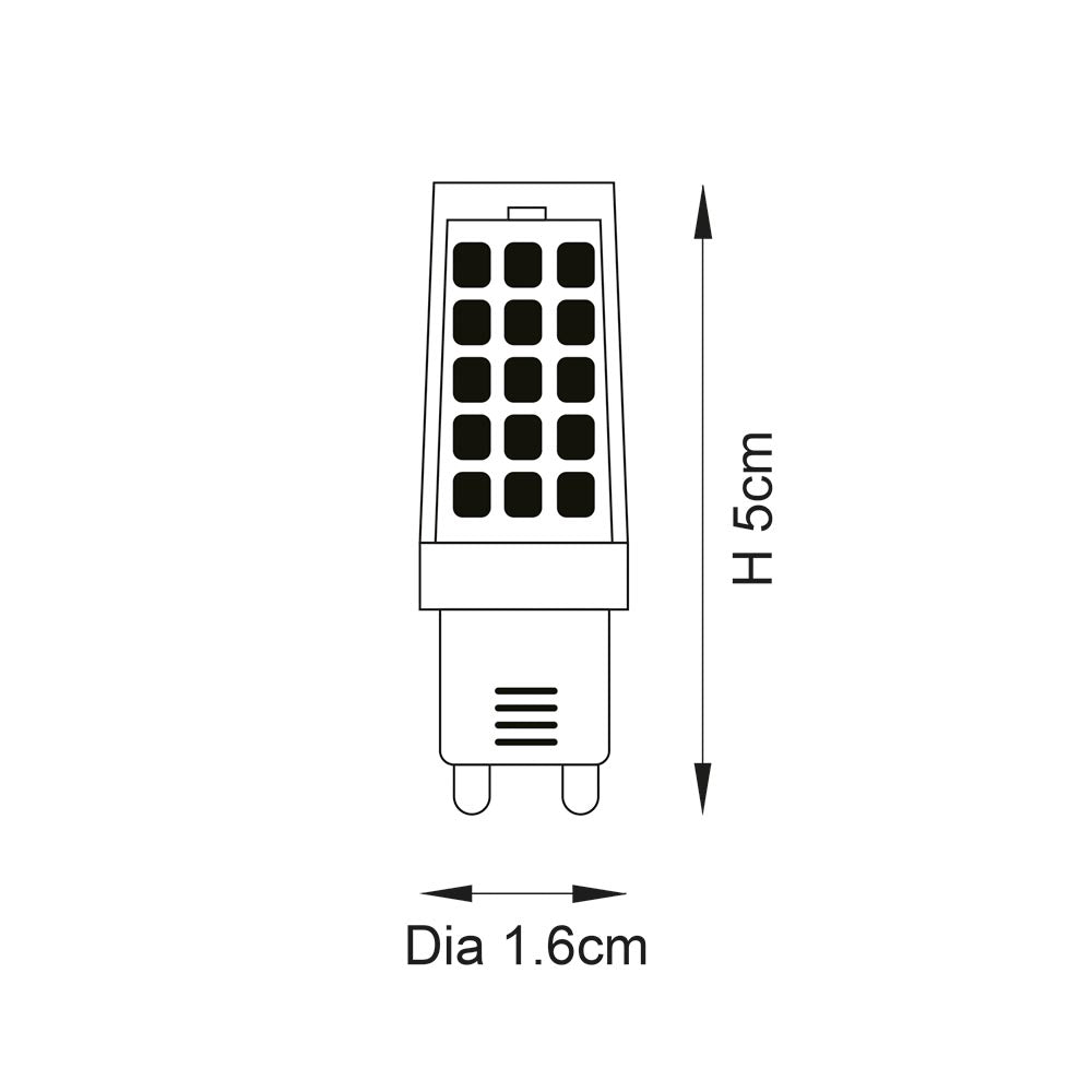 G9 LED SMD Dimmable Light Bulb