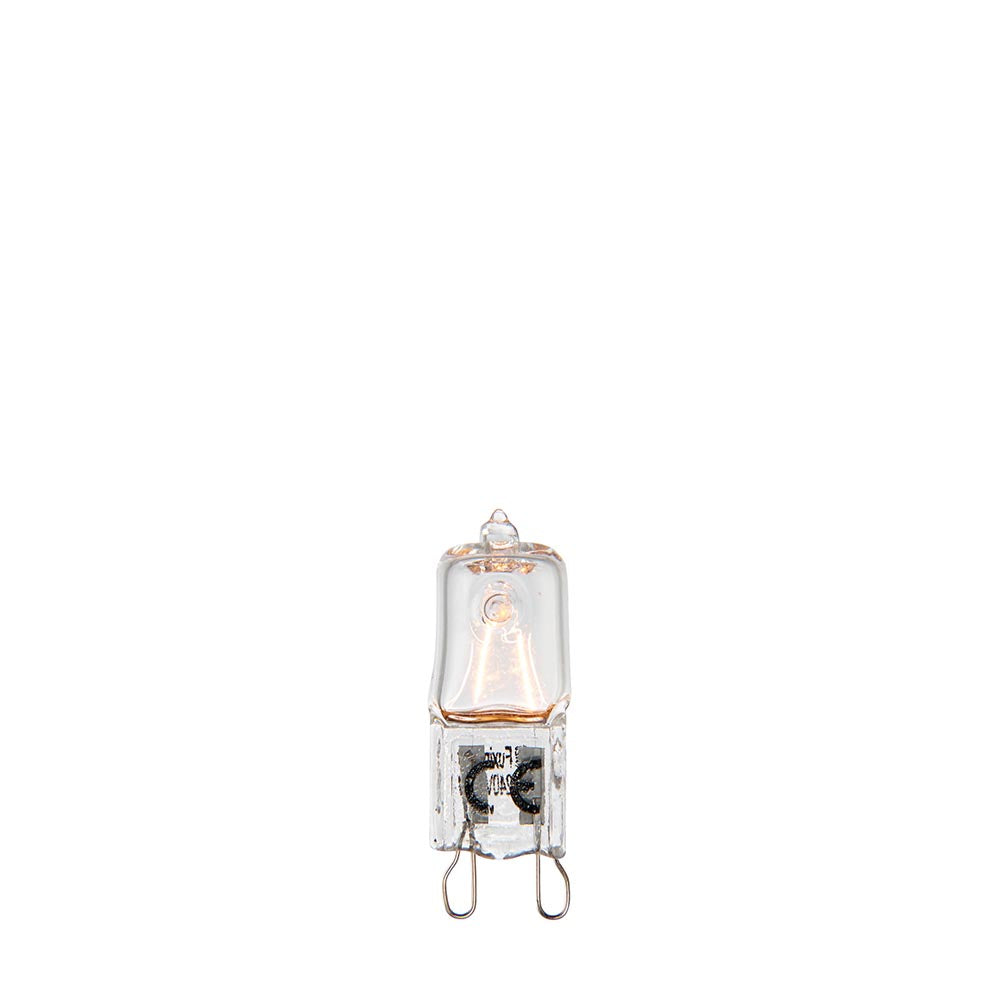 Clear Glass 28W G9 Halogen Dimmable Light Bulb | House of Dekkor