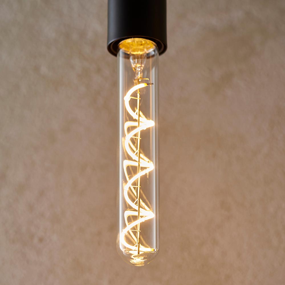Spiral Tubular E27 Filament LED Light Bulb