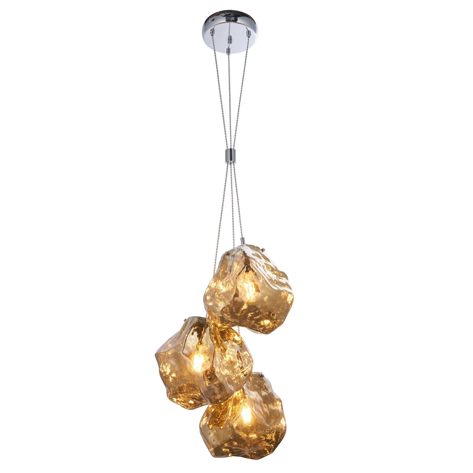 Rock 3 Light Pendant