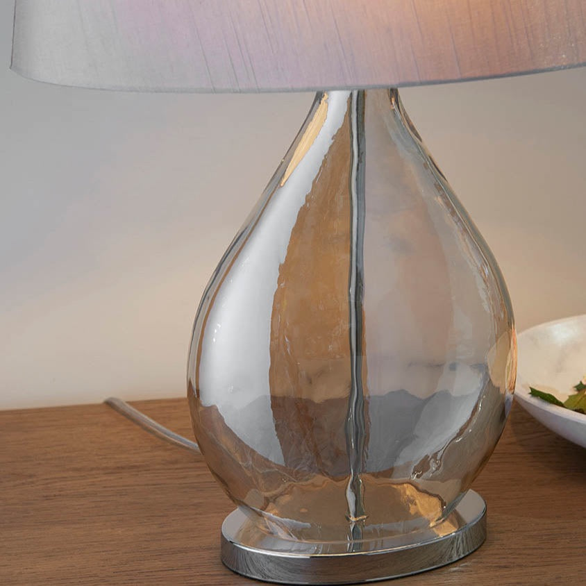 Gold Tinted Glass Table Lamp | House of Dekkor