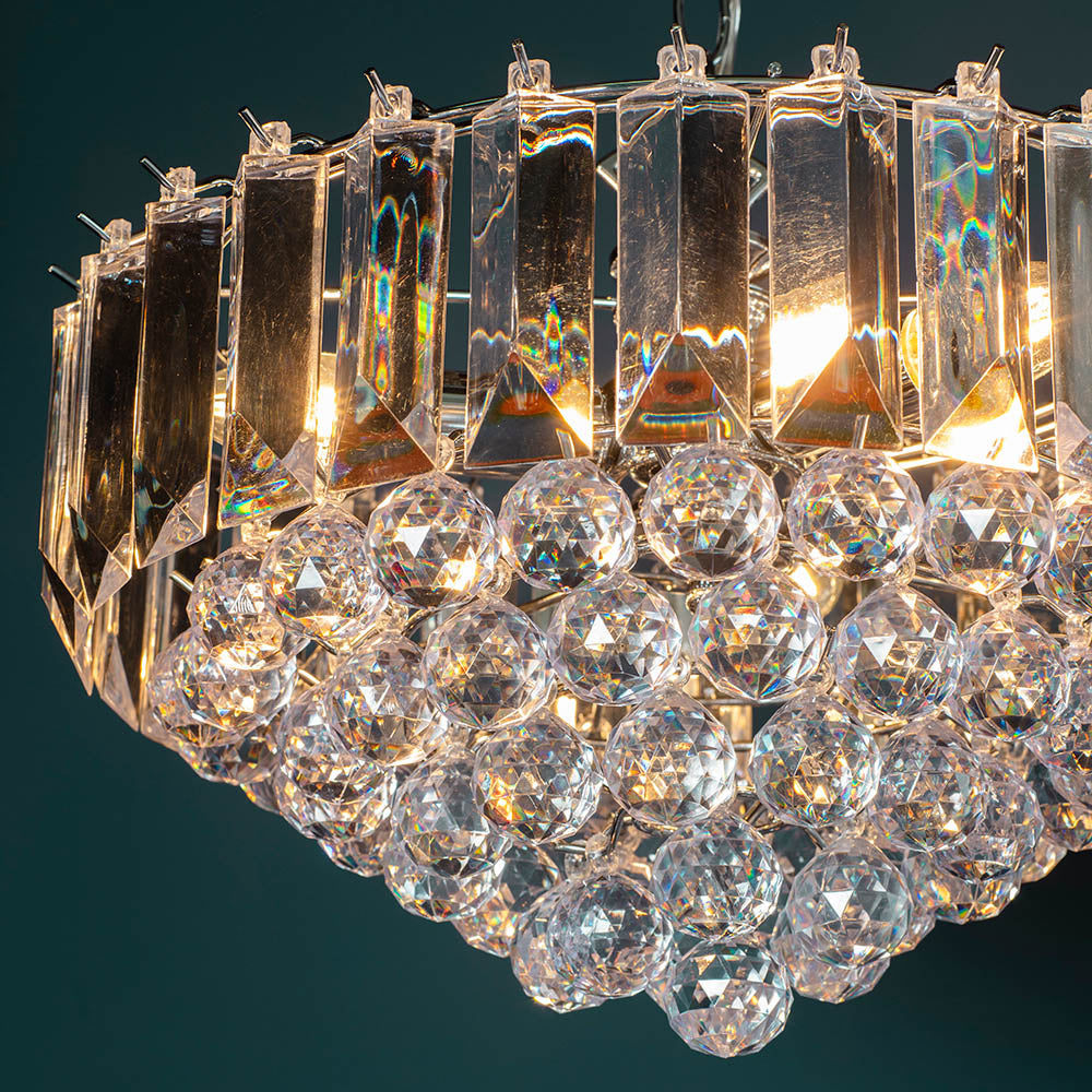 Luma Round Droplet Chandelier | House of Dekkor