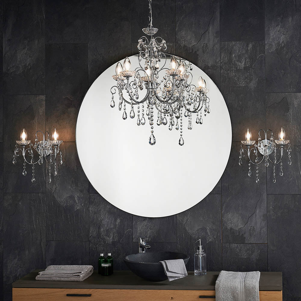 Vintage Style Crystal Twin Wall Light | House of Dekkor