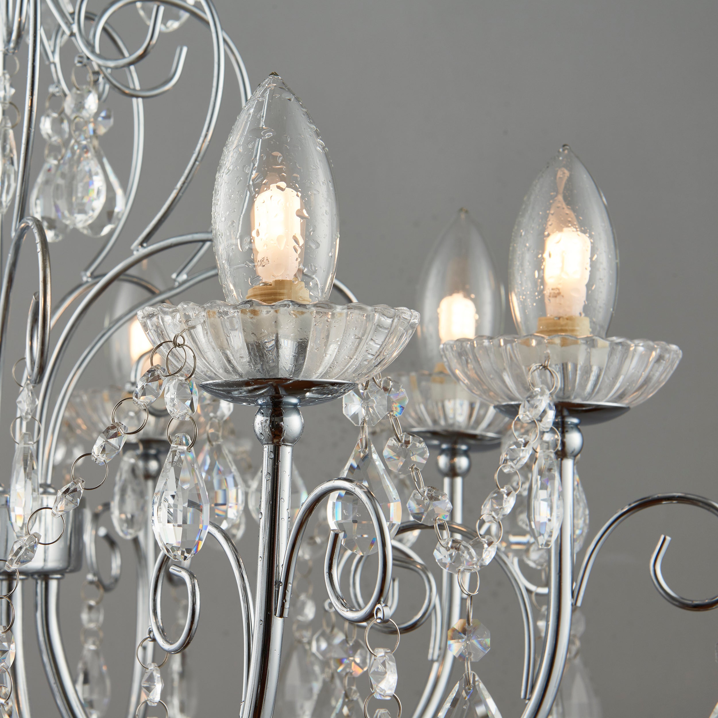 Vintage Style Crystal 8 Light Pendant Chandelier | House of Dekkor