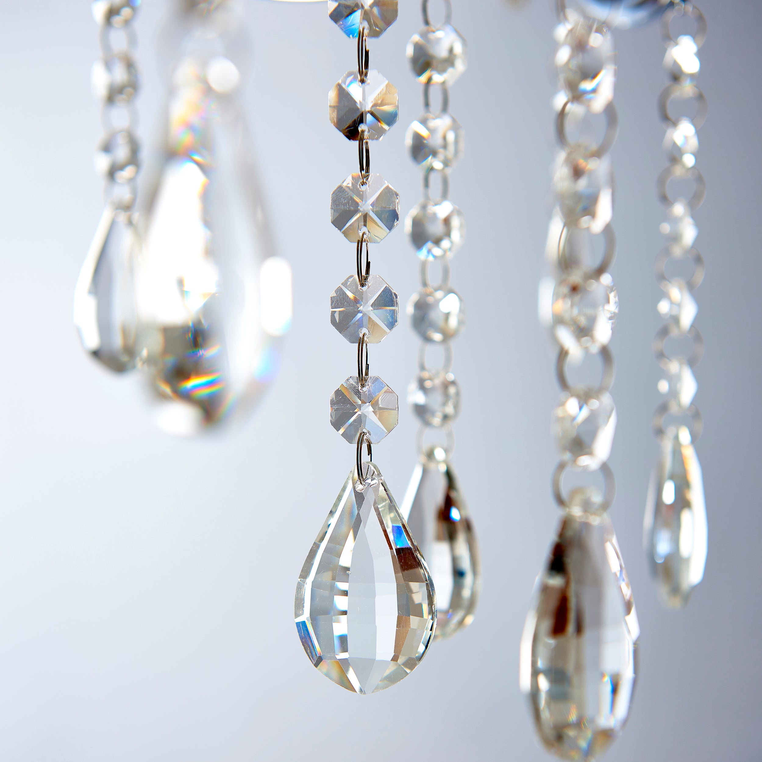 Vintage Style Crystal 8 Light Pendant Chandelier | House of Dekkor