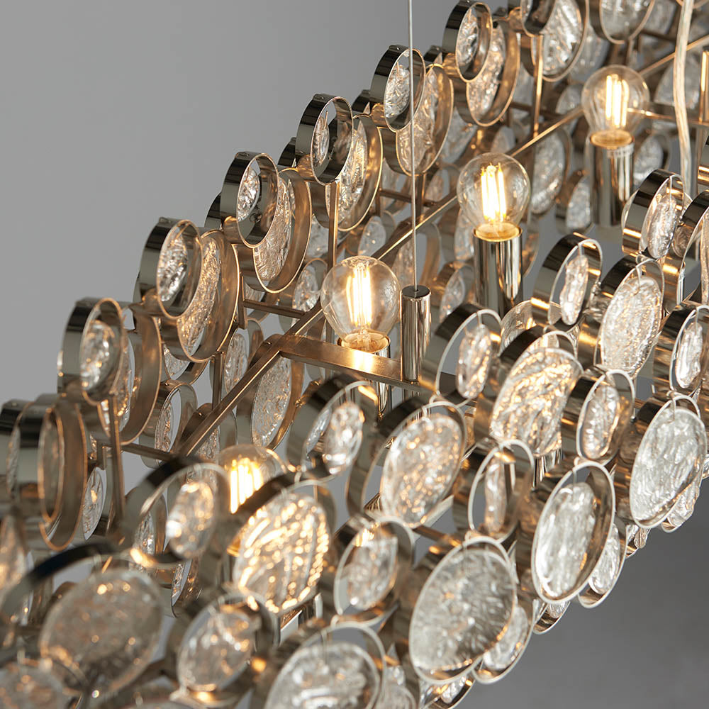 Luma Orn Medallion 8 Light Chandelier | House of Dekkor