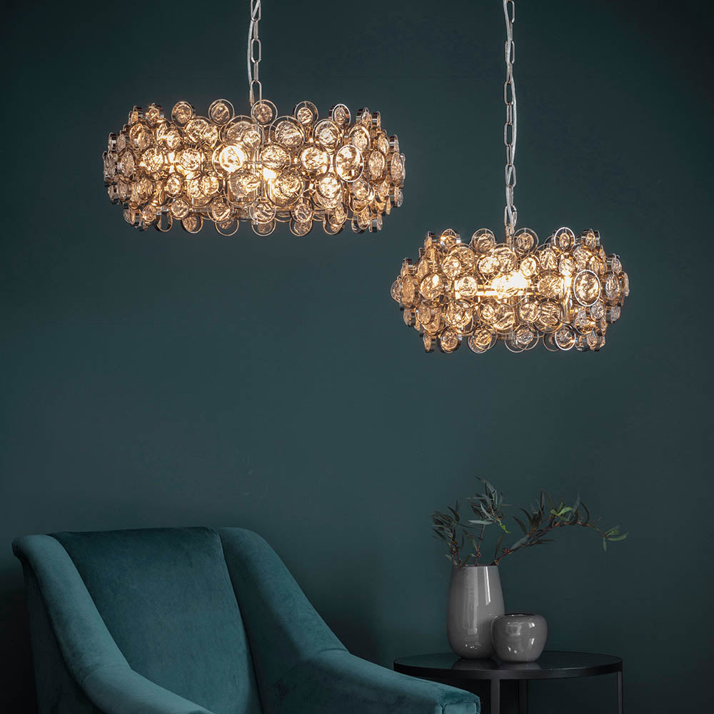 Luma Orn Medallion 6 Light Chandelier | House of Dekkor