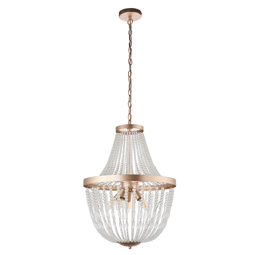 Luma 5lt Rose Gold Chandelier | House of Dekkor