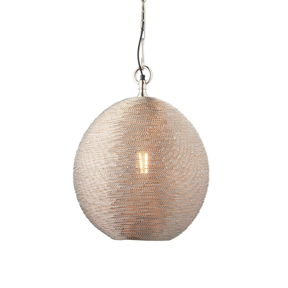 Handcrafted Twisted Wire Pendant Light  | House of Dekkor
