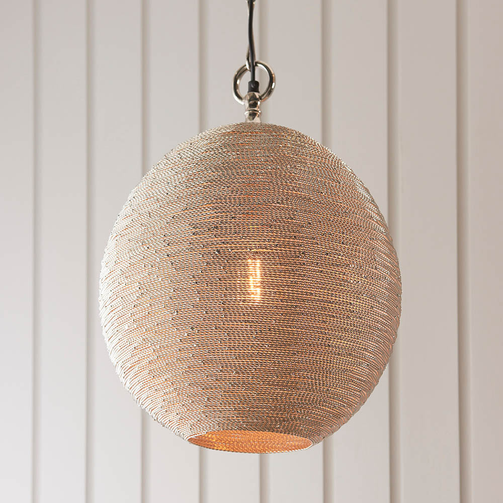 Handcrafted Twisted Wire Pendant Light | House of Dekkor