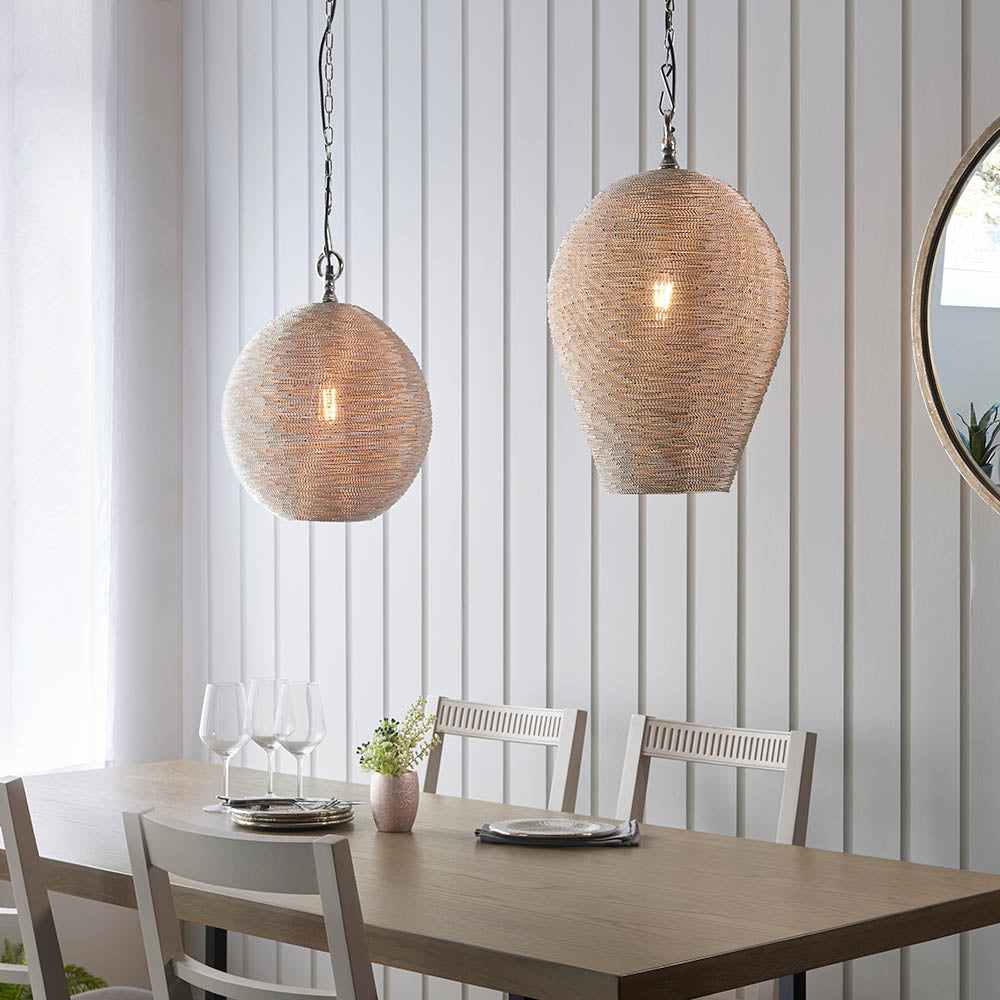 Handcrafted Twisted Wire Pendant Light | House of Dekkor