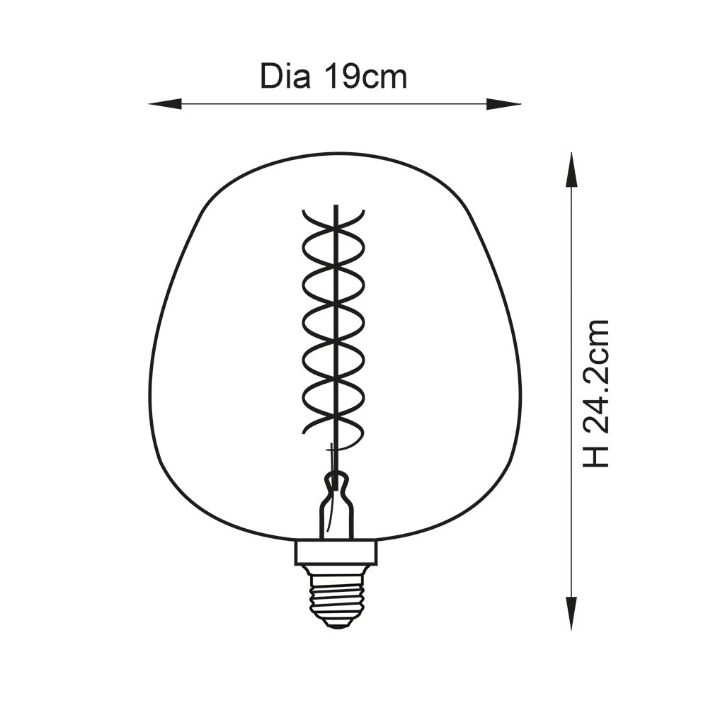 Helix E27 Filament LED Light Bulb