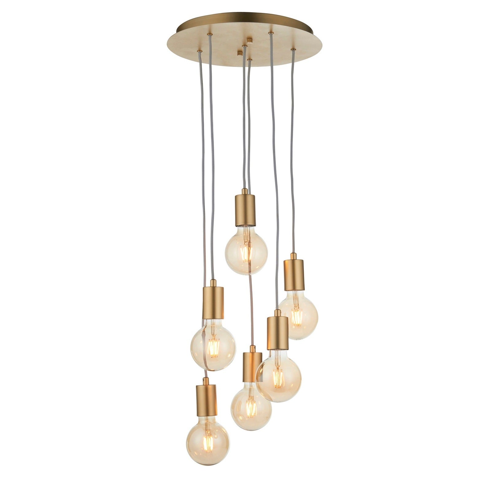 Filament Bulb 6 Light Cluster Pendant