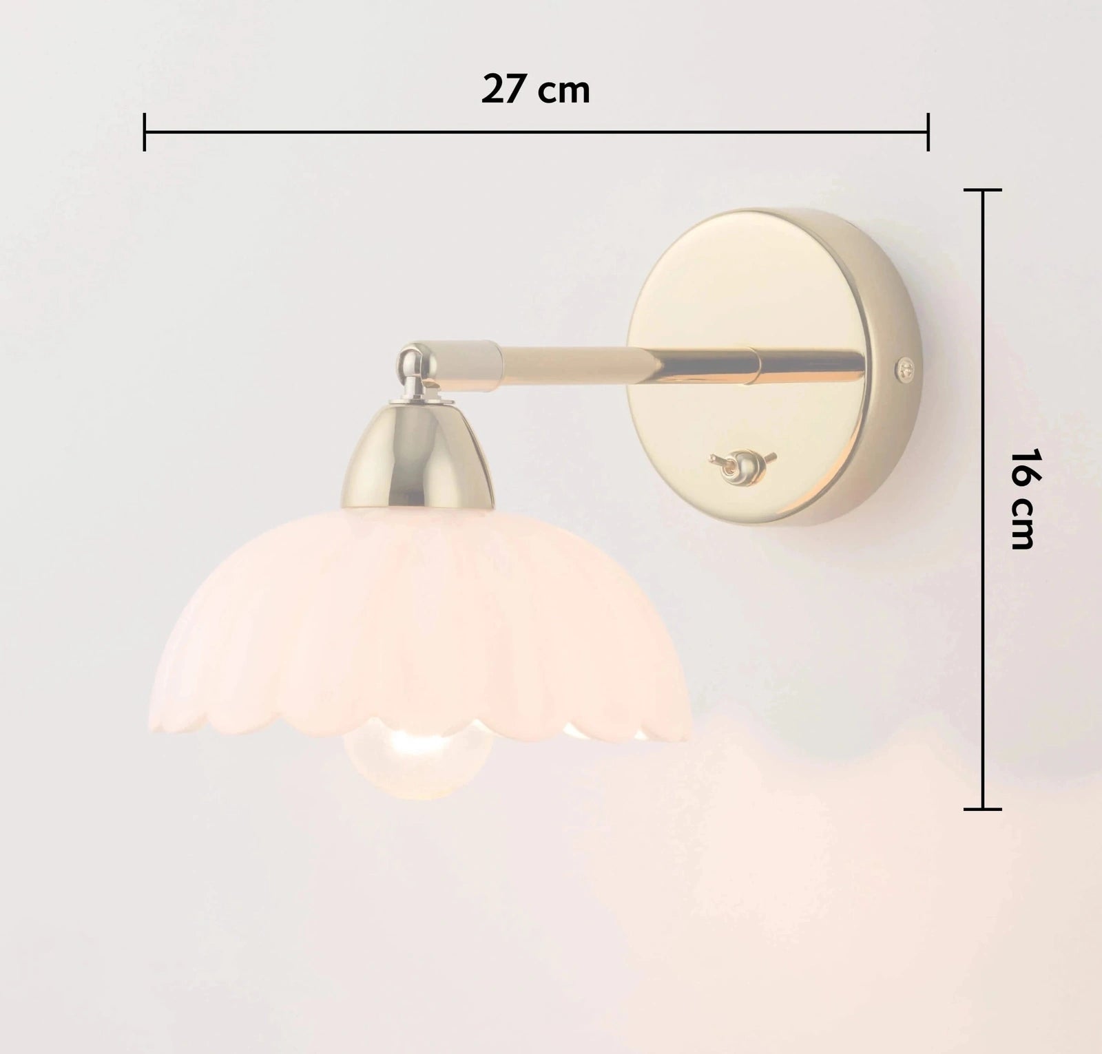 HouseOf White Flower Wall Light