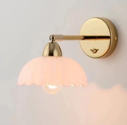 HouseOf White Flower Wall Light