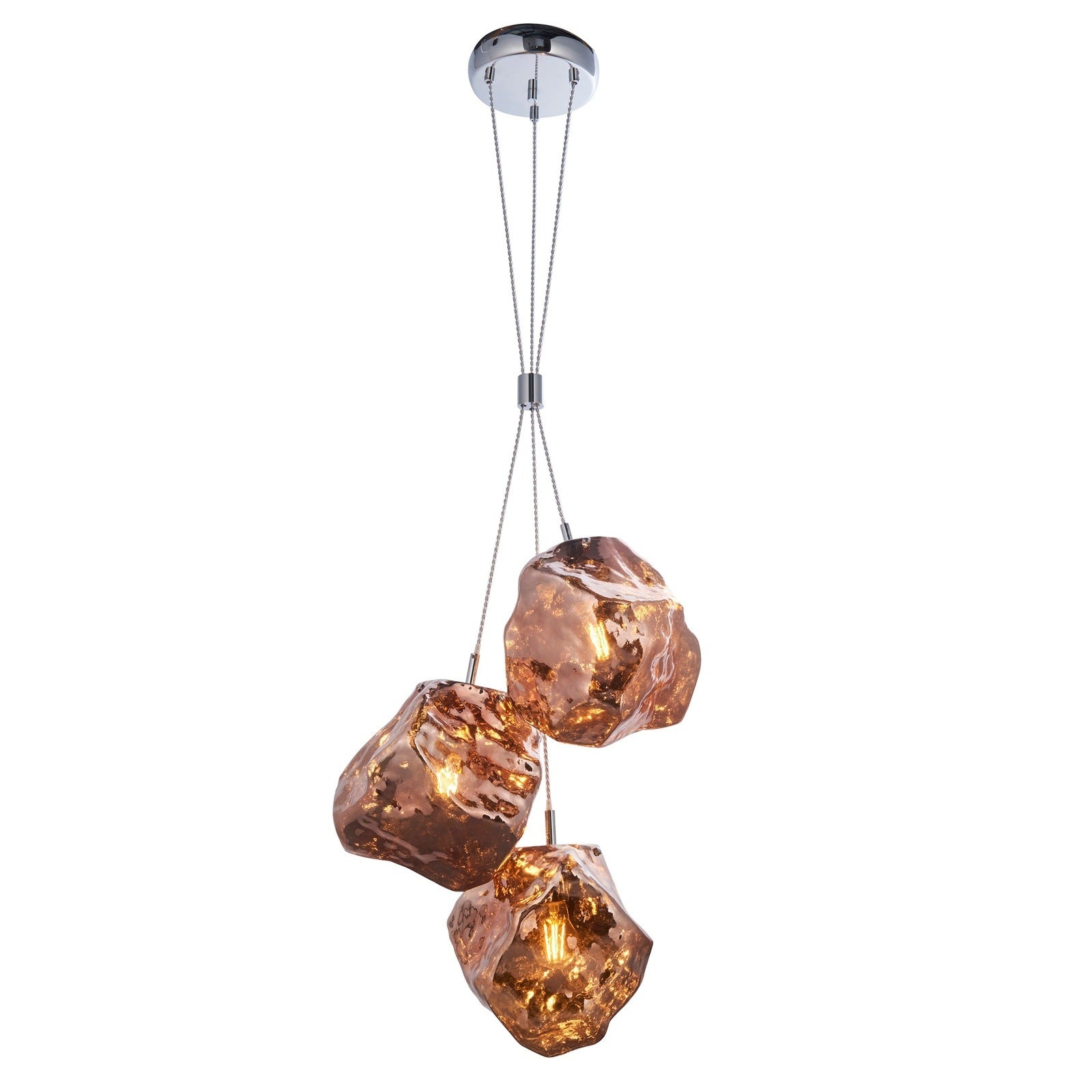 Rock 3 Light Pendant