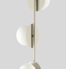 HOUSEOF Opal Disk Floor Lamp | Brass or Sand