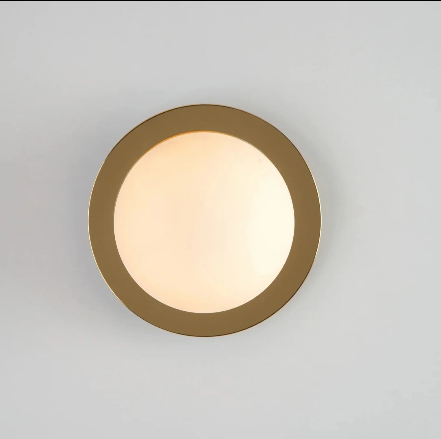 Houseof Brass Opal Disk Wall Light | House of Dekkor