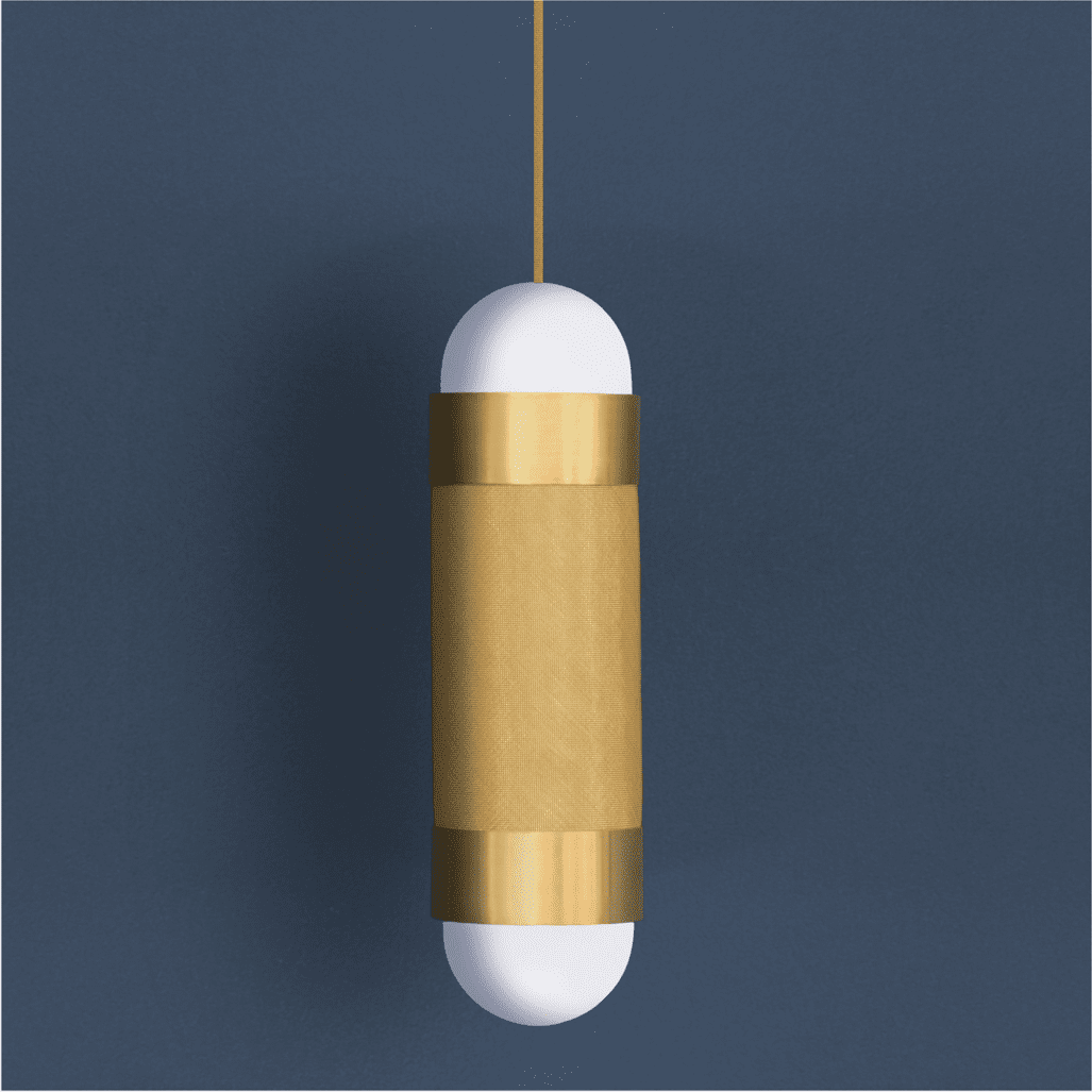 Brass Loom single pendant 