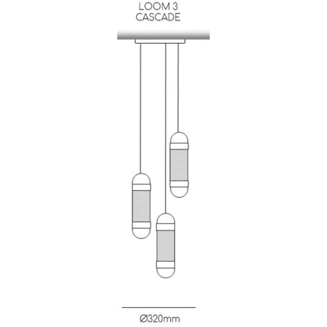 Loom cascade dimensions