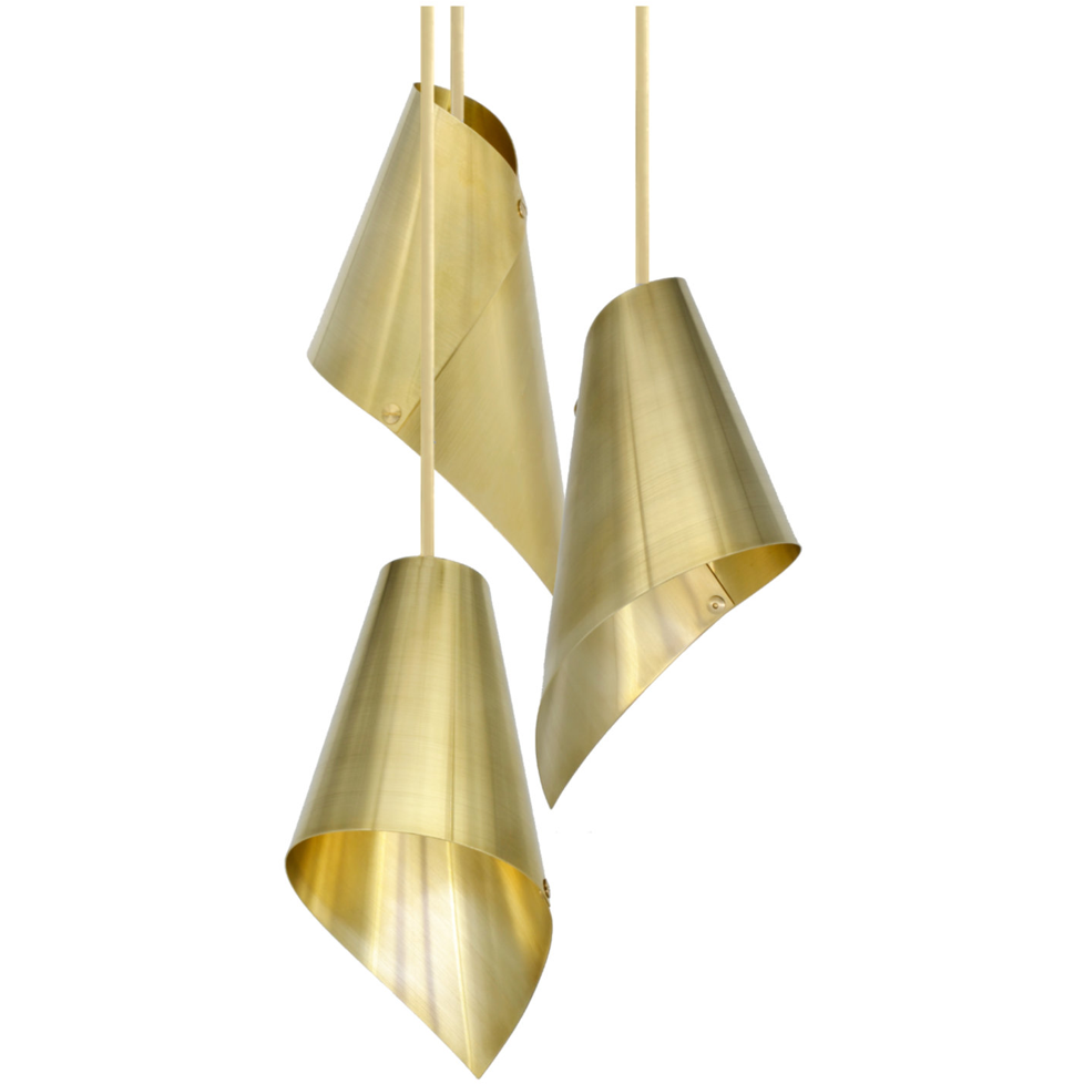 gold cluster pendant light |ceiling chandelier