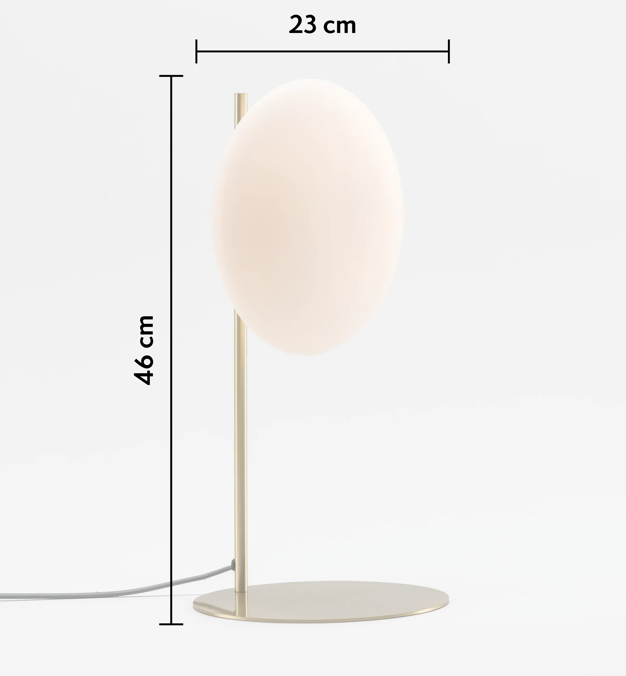 Table lamp dimensions