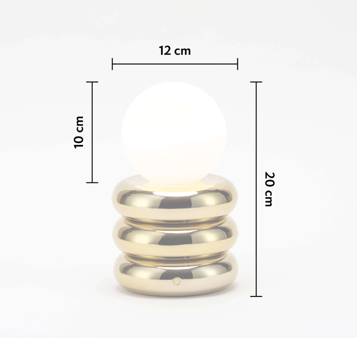 Cordless brass lamp dimensions