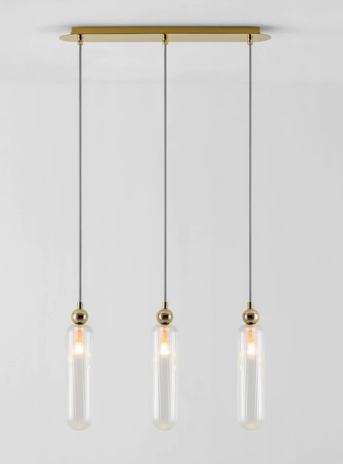 Brass cluster ceiling light | Chandelier